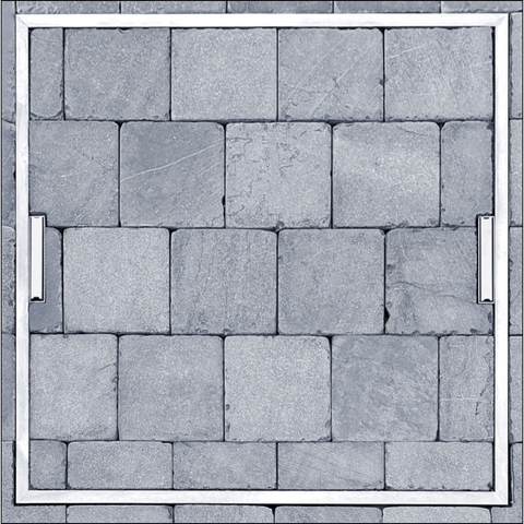 Taque à paver premium de SupraBuild posée